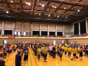 開会式での１枚