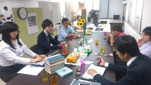 4年前の最初の選対会議の様子です。