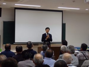 総決起大会での1枚