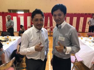 記念式典での1枚