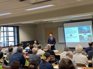 決起集会での1枚