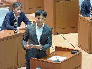 質問の様子です